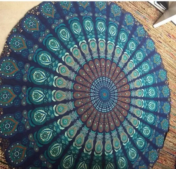 Picnic Mats Outdoor Sunbath Beach Dress Baby Blanket  (2)