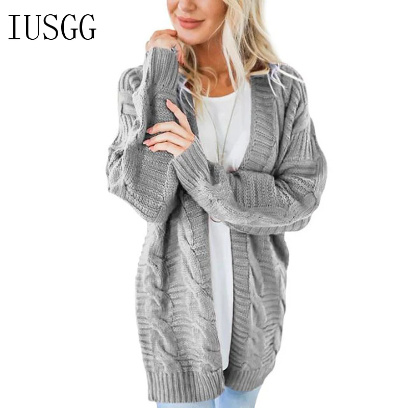 

Long Cardigan Women Long Sleeve Casual Sweater Jackets 2019 Knitted Jumper Elegant Winter Thick Coat Batwing Poncho Sweaters