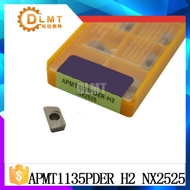 

10PCS/SET APMT1135PDER H2 NX2525 CNC tools lathe cutter tools Internal Turning Tools Carbide inserts Cutting Tool