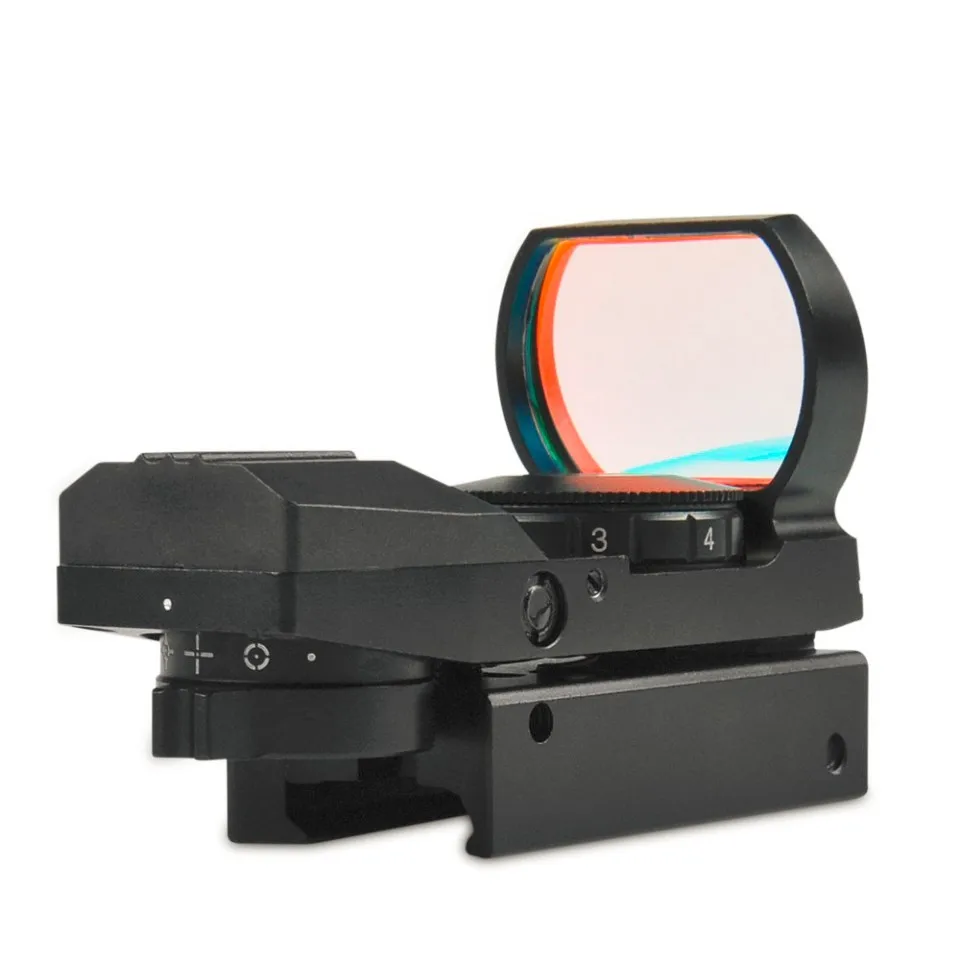 Высокое качество Тактический мм 22-33 мм объективный объектив Reflex Red Dot Sight Riflescope с мм 20 мм рельсовым креплением fit Rifle Охота