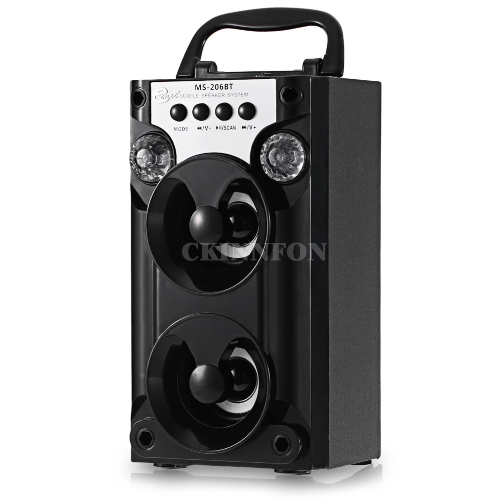 

DHL 50PCS Eonec MS - 206BT Bluetooth Speaker FM Radio TF Card Music Player Monstar