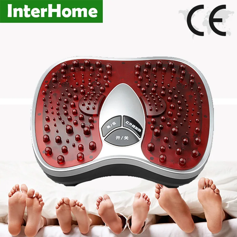 New Foot Reflexology Electric Vibrating Foot Massage Infrared Heat