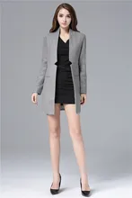 Elegant All match Celebrity Style Women Woolen Jacket Black Gray Wool Jacket for Winter Wear