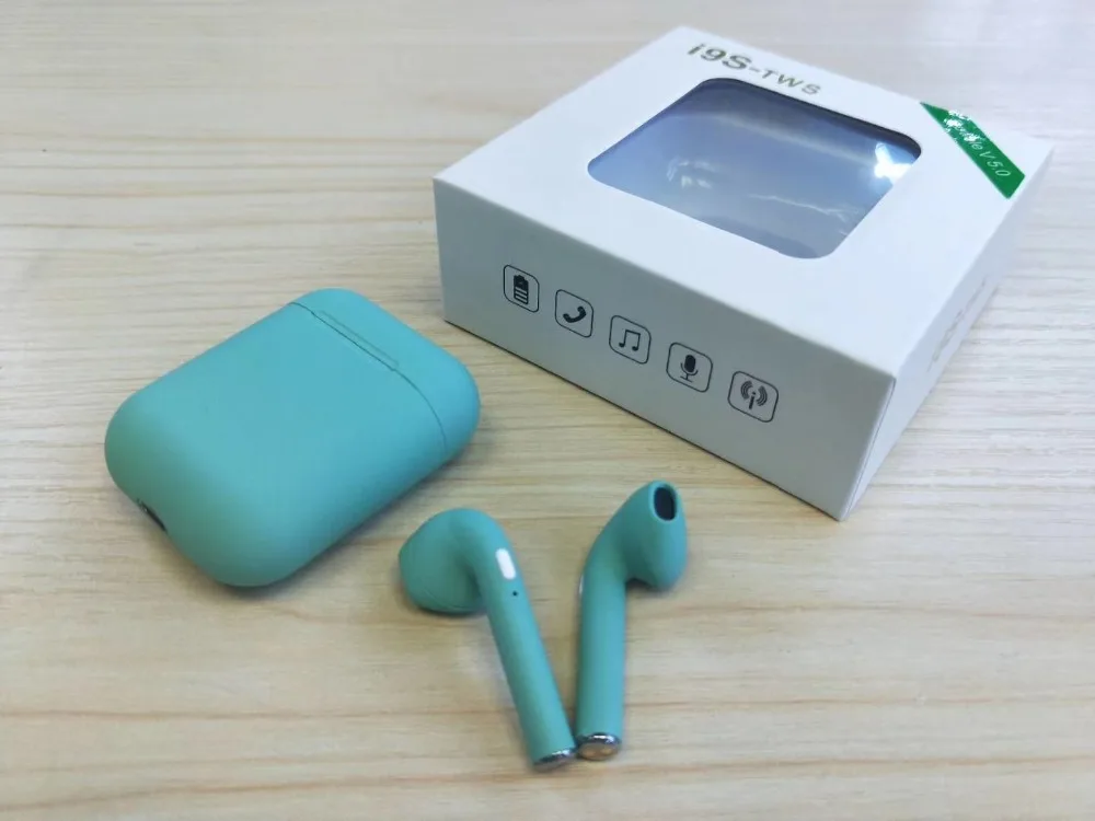 Colorful TWS I9s TWS earbuds 5.0 Bluetooth earphones Wireless headset for iphone xs 8 7 all andriod phone with retail box 5