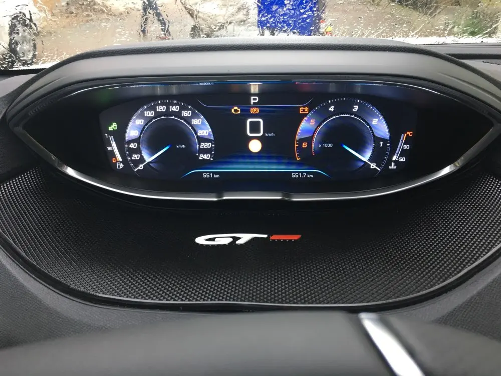 Для Peugeot 3008 GT 2016 2019 / 5008 2017 приборная панель приборной панели противоскользящая