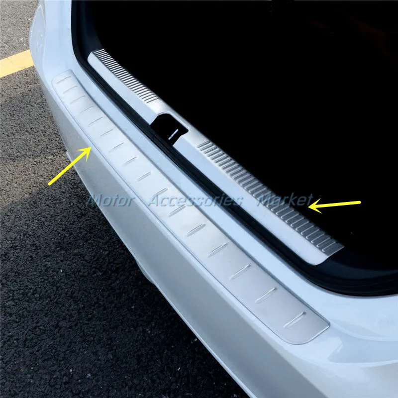 

New Stainless Steel Trunk Rear Bumper Sill Plate Protector Trim for TOYOTA Camry 2018