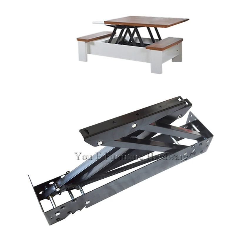 Высокое качество мебельная фурнитура Кофе стола механизма экономить место и шарнира способа B09