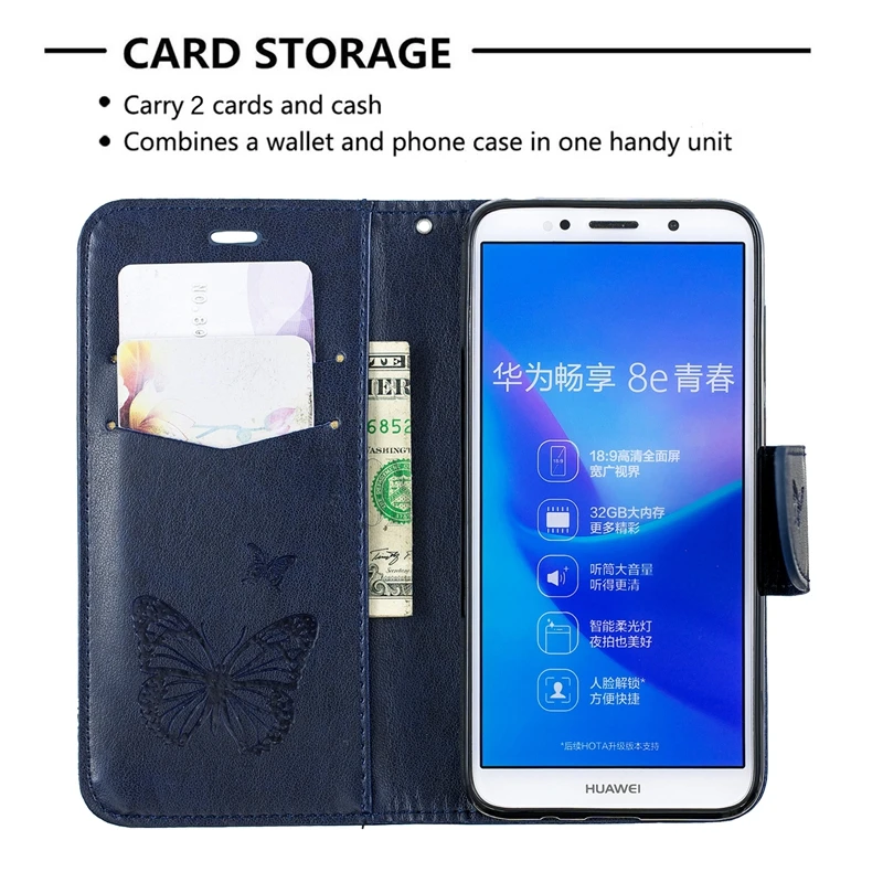Флип Чехол Для huawei Y5 кожаный бумажник откидная крышка для Coque Hawei Y5 флип чехол для Etui Hawei Y5 Flip Book Case