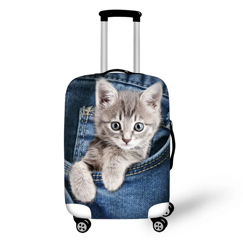 Pocket Animal Dog Travel Accessories Suitcase Protective Covers 18-32 Inch Elastic Luggage Dust Cover Case Stretchable Protect Pocket Animal Dog Travel Accessories Suitcase Protective Covers 18-32 Inch Elastic Luggage Dust Cover Case Stretchable Protect