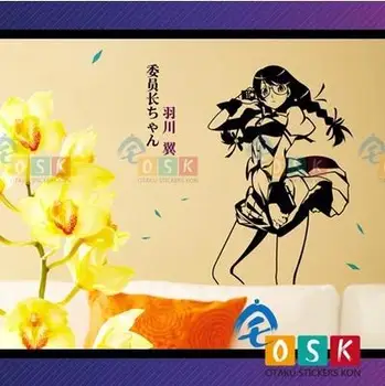 

Monogatari Series Hanekawa Tsubasa Vinyl Wall Sticker Decal Decor Anime Car Sticker