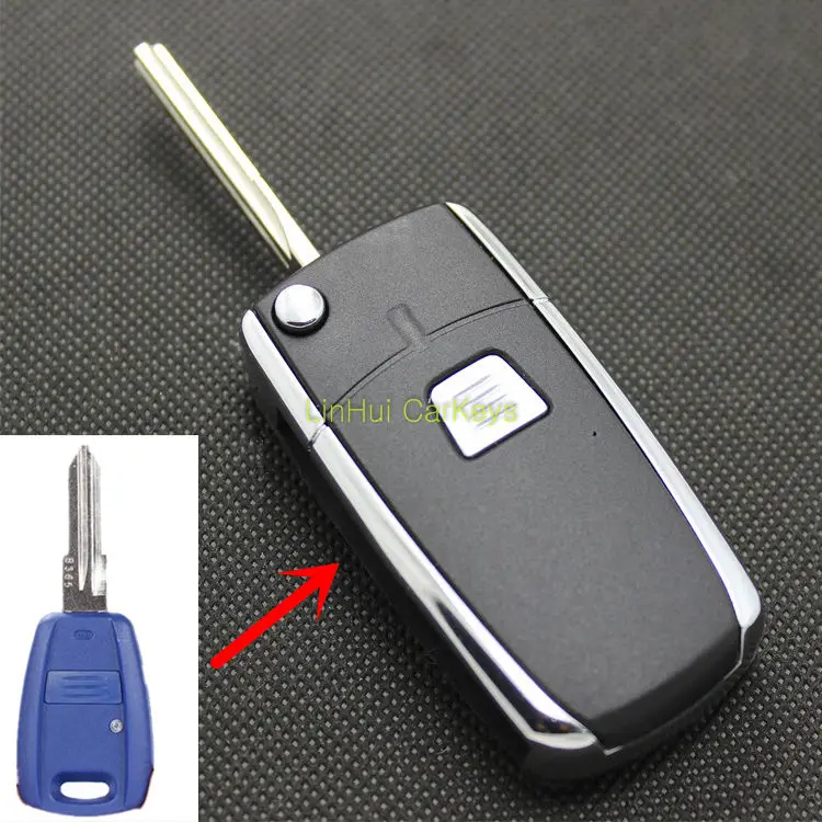 

PINECONE for FIAT SIENA PALIO PUNTO Keys Case 1 Button Uncut Brass Blade Type 1 Remote Blank Keys Replace ABS Shell 1PC