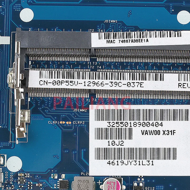 Pailiang материнская плата для ноутбука DELL 15R 3521 5521 PC материнская плата I7-3537U 00P55V VAW01 LA-9101P VAW00 LA-9104P tesed DDR3