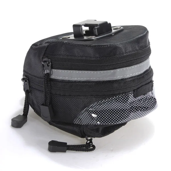 

Good deal Portable Bike Cycling Bicycle Saddle Pouch Bag Rear Rack Tail Back Seat Storage