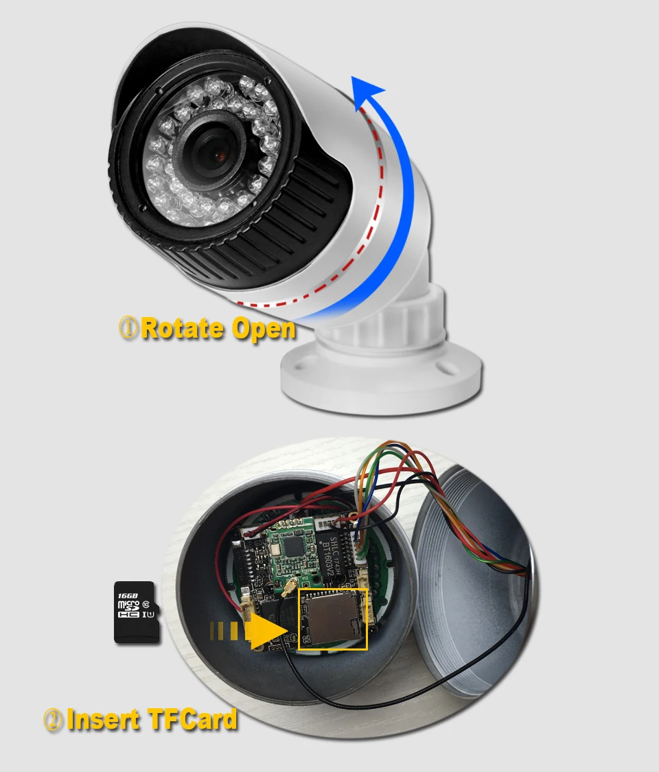 HJT слот для sd карты 1080P 2.0MP wifi IP камера ночного видения P2P CCTV безопасности Surreillance Onvif