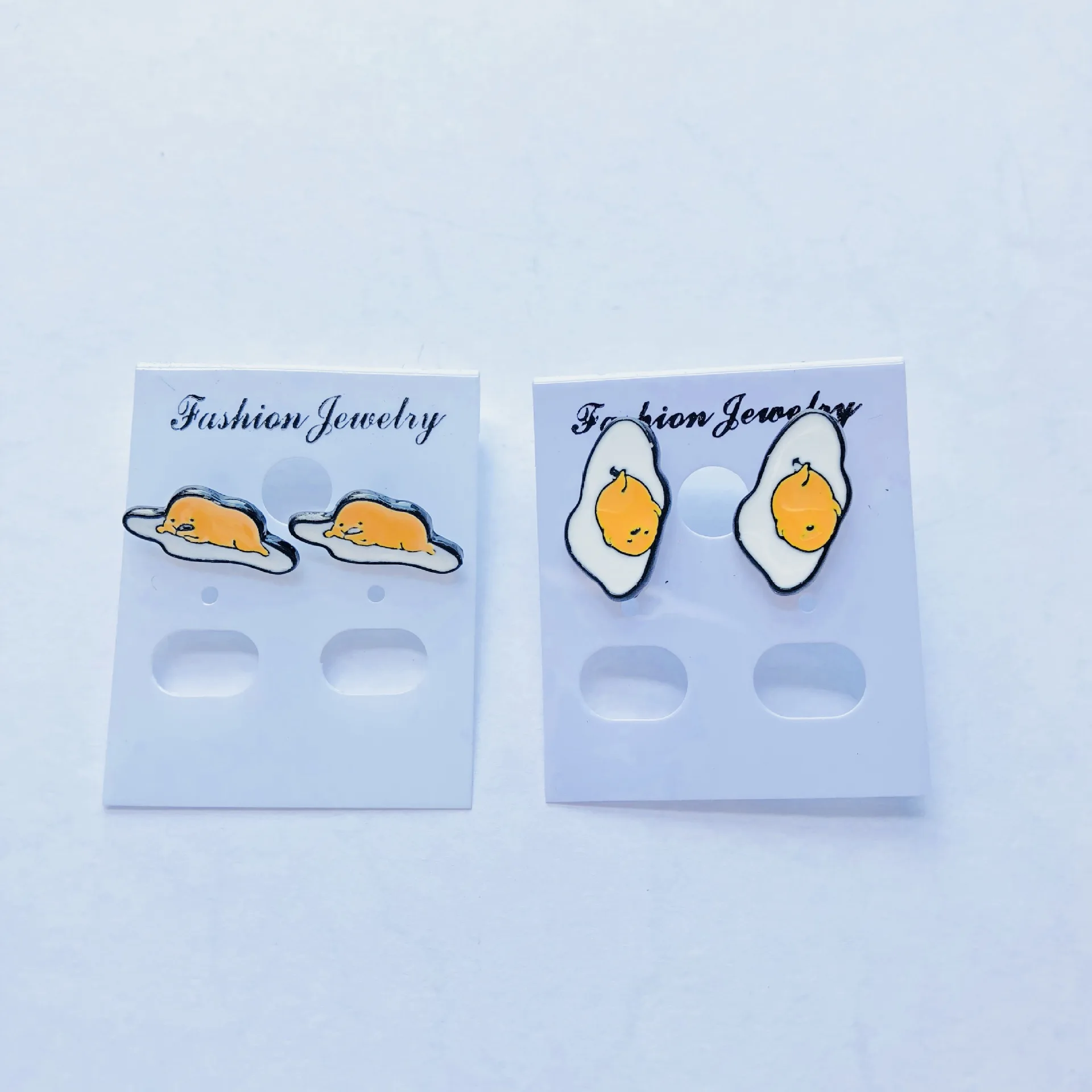 

Gudetama cartoon cosplay earring fashion cute funny novelty egg yolk women Ear Piercing Stud earrings bijoux Jewelry little gift