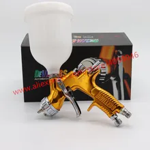 Hvlpgerman пистолет-распылитель GTI/TTS Профессиональный распылитель Золотой краскопульт автомобильные пистолеты инструменты для покраски автомобиля пистолет-распылитель