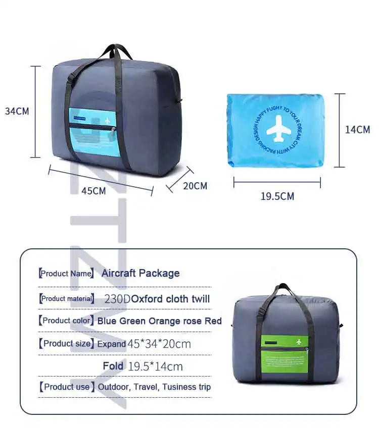 Hot Casual Large Capacity luggage Packing Tote suitcase companion Bag Folding Clothes Storage Pouch Portable Home Storage Bag (25)