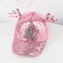 Бейсболка, летняя, родитель-ребенок, шапка для женщин, леди, шапка с блестками симпатичная бейсболка, удобная бейсболка, Солнцезащитная шляпа, casquette homme