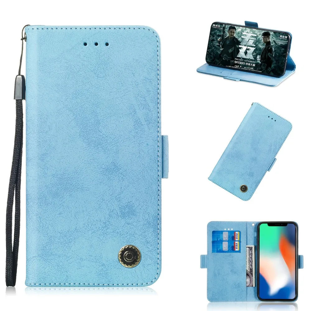 Luxury PU Leather Phone Case For iPhone 7 8 6 Plus X Magnetic Flip Stand Cover XR XS Max 5 5S SE Back Shell Coque | Мобильные