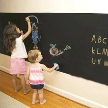 Белая черная зеленая доска настенная бумага настенная доска наклейка