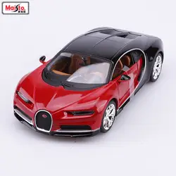 1:24 моделирование сплава спортивный автомобиль модели игрушка для Bugatti Veyron с управлением рулевого колеса переднего колеса рулевая игрушка