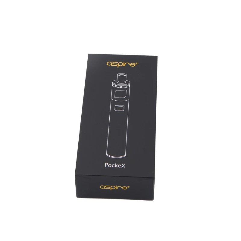 E-Cigarette Kit Aspire PockeX Pocket AIO Kit With 0.6 ohm 316L SS U Tech Coils Electronic Cigarette Vape Pen Kit 01