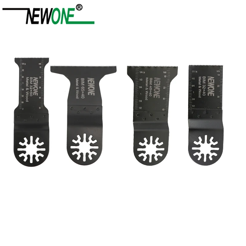 NEWONE 4Pcs Multi Tool High Carbon Steel Bi metal Oscillating Saw