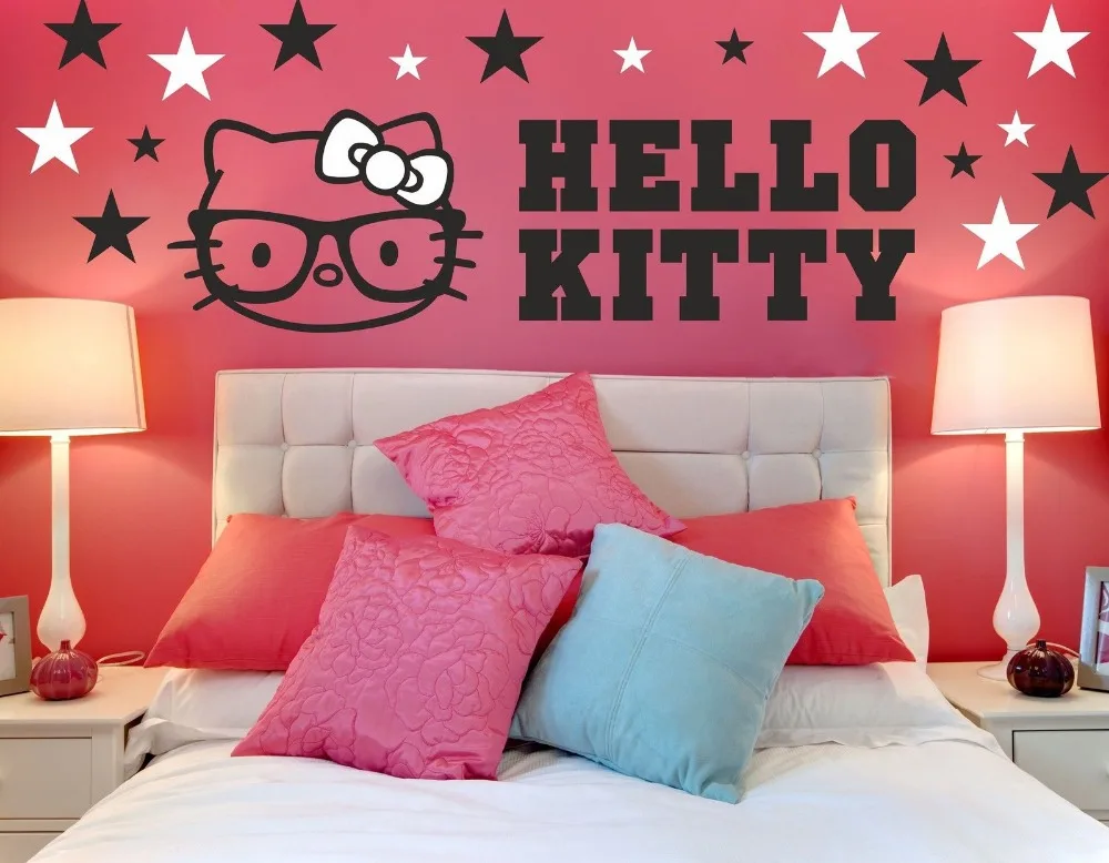 hello kitty wall stencil