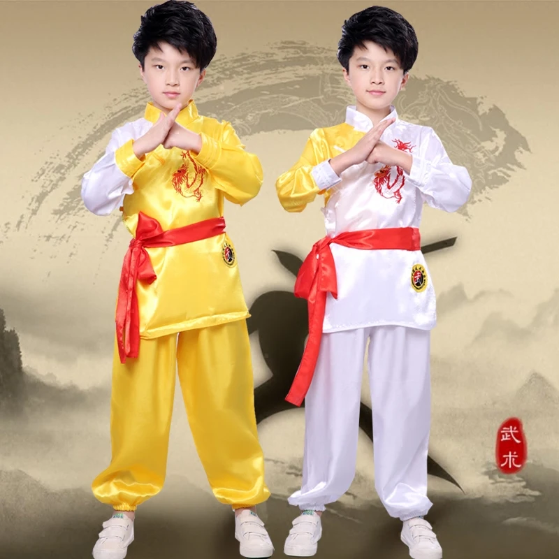 Детские костюмы для занятий боевыми искусствами, китайские костюмы для занятий боевыми искусствами, кимоно для занятий танцами