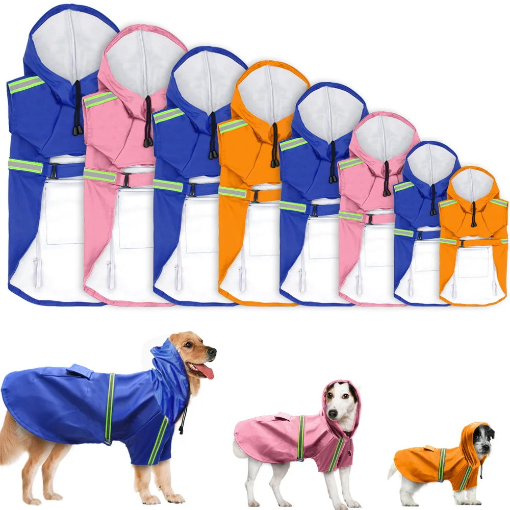 Limited Offer Raincoat For Dogs Waterproof Dog Coat Jacket Reflective