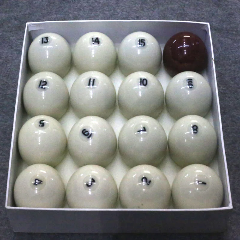 xmlivet New Complete Set of Russian Billiard balls 68mm Pool game Resin CUE balls for Russian billiards High Quality