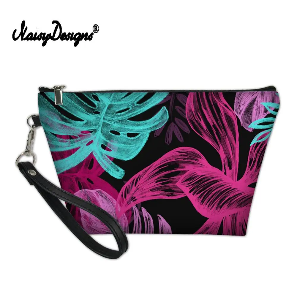 Women Makeup Bags Tropical Flower Travel Pattern Custom Cosmetic Neceser Toiletries Organizer Waterproof Female Storage Cases Women Makeup Bags Tropical Flower Travel Pattern Custom Cosmetic Neceser Toiletries Organizer Waterproof Female Storage Cases