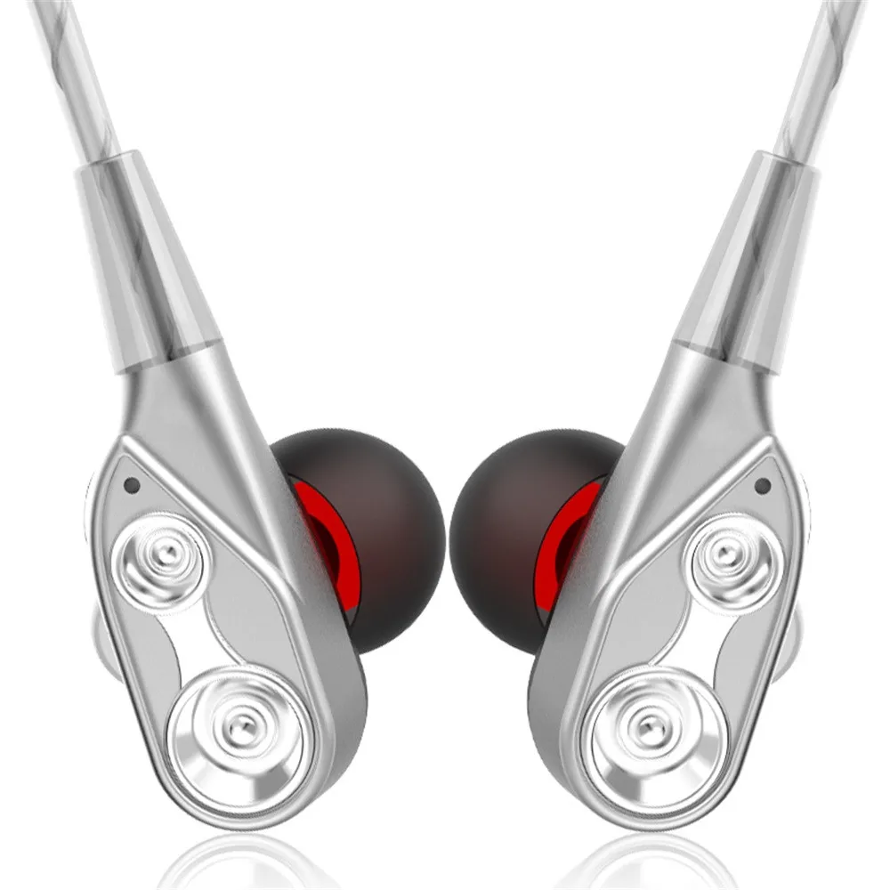 HIPERDEAL HIFI In-Ear Super Bass стереонаушники наушники-вкладишы Dourl Спортивная гарнитура с микрофоном Двухъядерный Стерео HIFI Звук Музыкальная