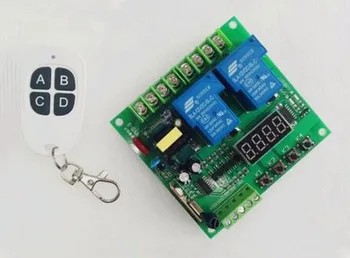 

Free Shipping!!! 220V AC motor reversing control board / wireless remote delay module