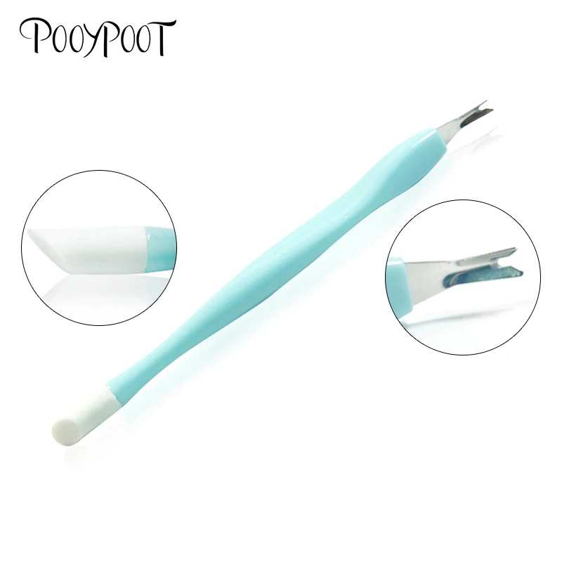 

Pooypoot Dead Skin Fork Trimmer Cuticle Pusher Manicure Accessory Trimmer Peeling Knife Cuticle Remover Pedicure Nail Art Tools