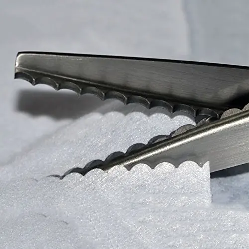 23,5 см зиг-заг швейная резка портновские ножницы для шитья ножницами из кожи ручной работы текстильная ткань ножницы для вышивания своими руками