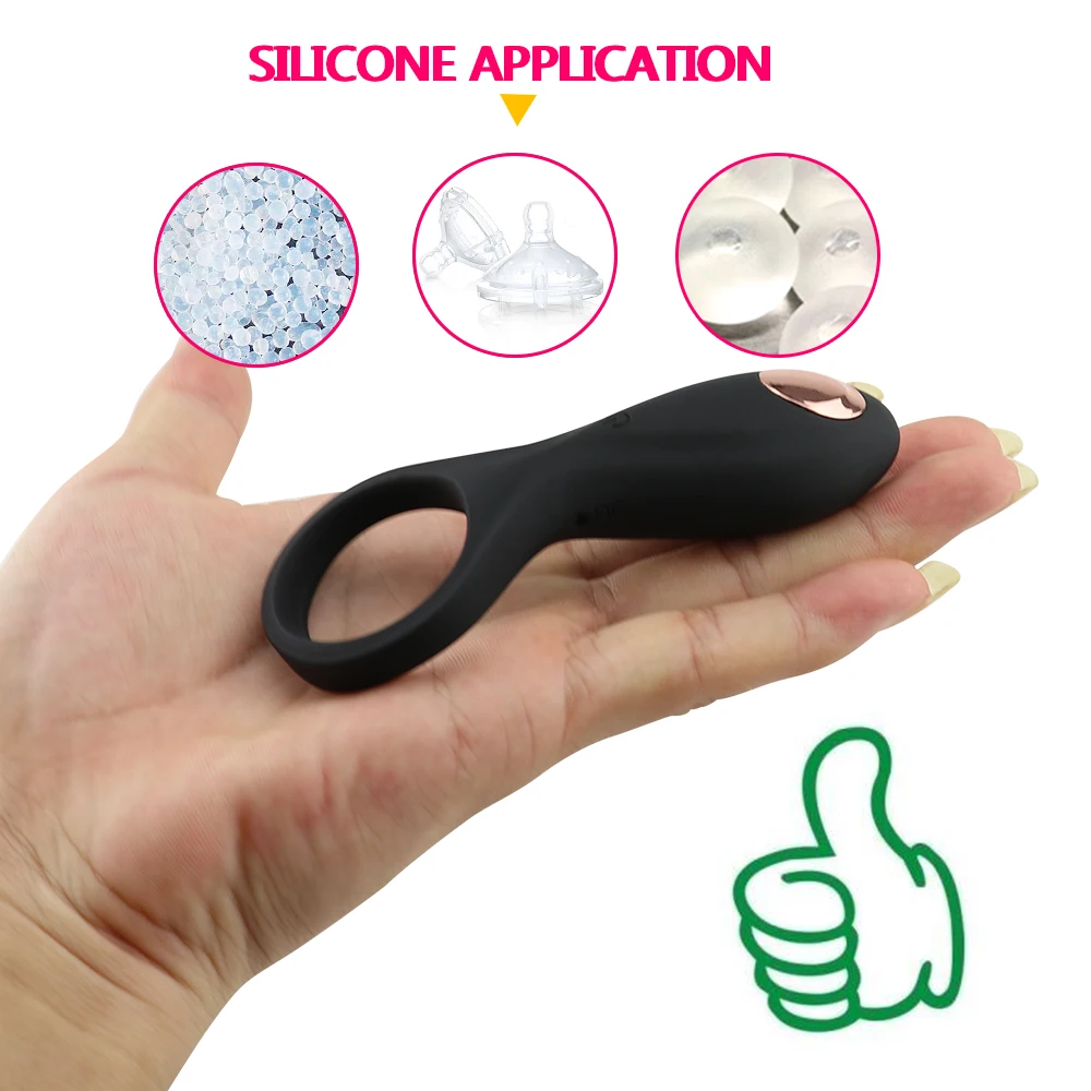 Rechargeable 10 Modes Heavily Vibrating Waterproof Silicone Vibrator Sex Toys for Men for Penis Sex Product