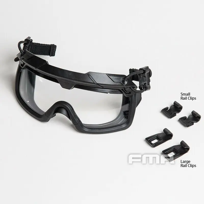 

FMA Tactical Helmet Split Anti-Fog Goggles 3MM Transparent Lens CS Field Goggle