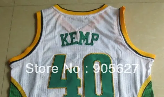 shawn kemp jersey white