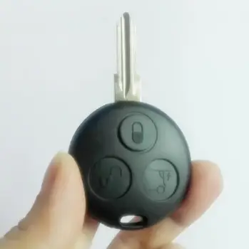 

NEW 3 Button Remote Car Key Case Uncut Blade Car Key Shell Flip Fob for Mercedes for Benz Smart Car For Two 450 Entry Case