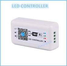 LED Контроллер DC12-24V МИНИ СВЕТОДИОДНЫЙ RGB Контроллер WI-FI для Iphone, Ipad, IOS/Android Мобильного Телефона Беспроводное управление для RGB LED газа