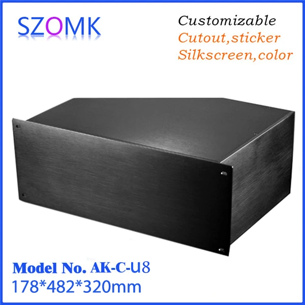 

1 piece DIY electrical junction box case for electronics design PCB hardware device instrument enclosure 178*482*320mm