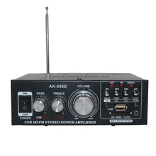 Аудио hi-fi цифровой Усилители домашние стерео сабвуфер бас Усилители домашние 2.1 канала для автомобиля мотоцикла Радио плеер с Дистанционное управление