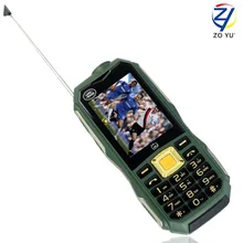 ZOYU C12 land rove d’affaires téléphone les lampes de poche téléphone pour senior téléphone 11800 puissance banque 2 3gdual sim double veille mobile téléphones