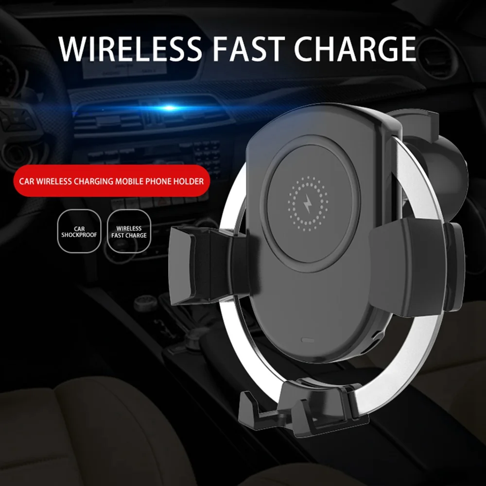 

Gravity Car phone holder 10W wireless charger 360 Air Vent phone holder Fast Charging for iPhone X XS XR 8 Samsung S8 S9 S10