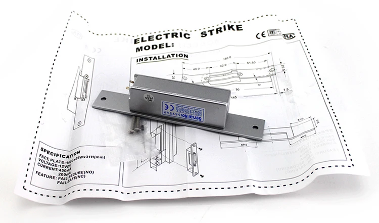 Narrow-type Electric Strike Series