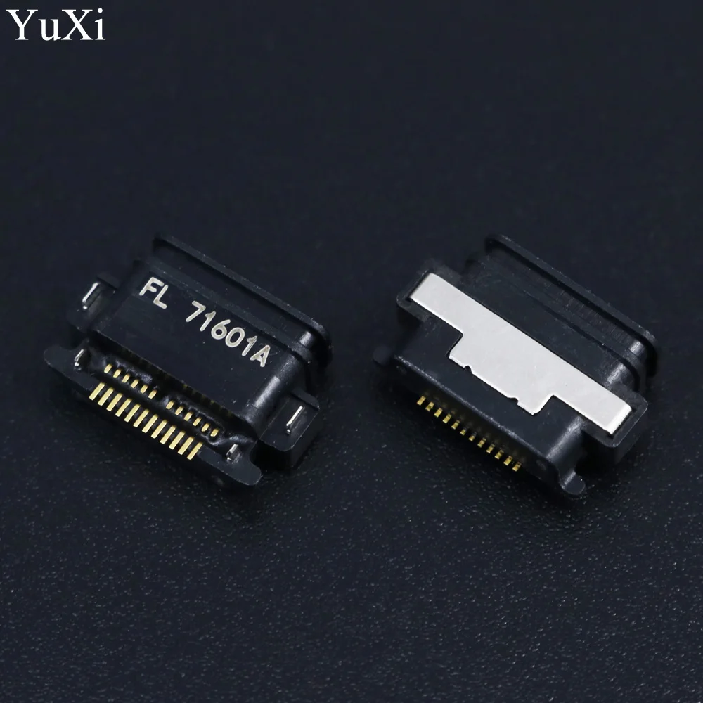 

YuXi 2pcs Micro USB Charging Port Socket Jack charger Connector Replacement For HTC U11 U-3w