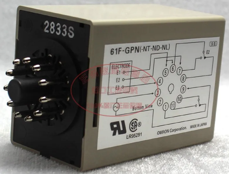 

Free shipping Original imported OMRON genuine (Nissan) Omron liquid level controller 61F-GP-N AC110V