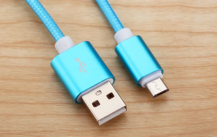 

Android mobile phone charging cable data cable nylon braided v8 charging line micro mobile phone usb fast charge