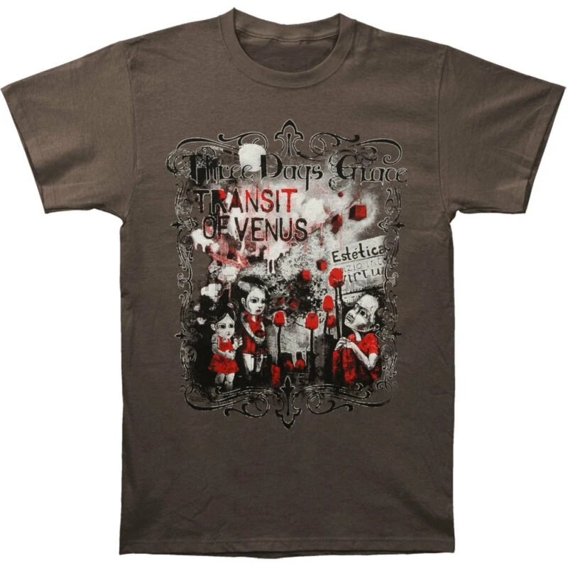 

Three Days Grace Men's Collage T-shirt X-Large Grey 888700024447